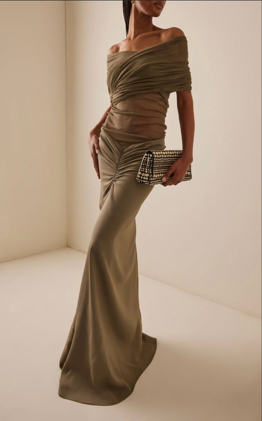 Christopher Esber - Tulle Ruched Dress