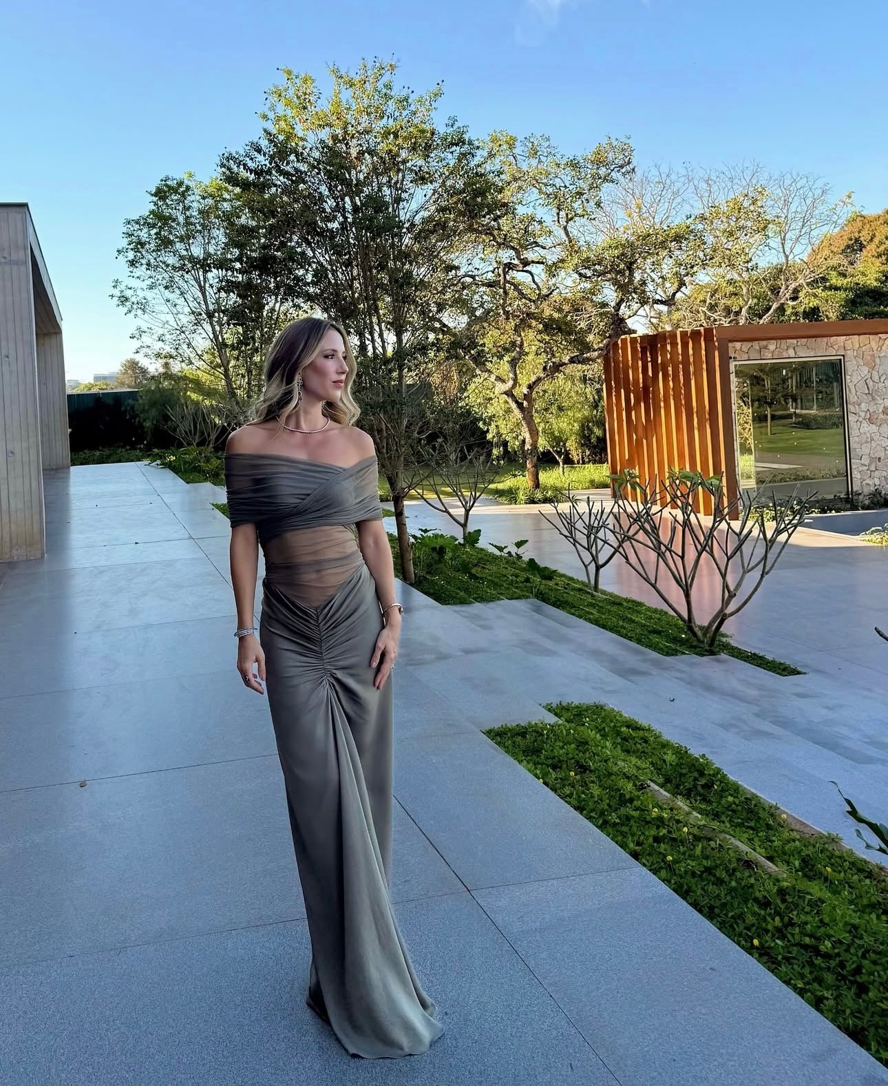 Christopher Esber - Tulle Ruched Dress