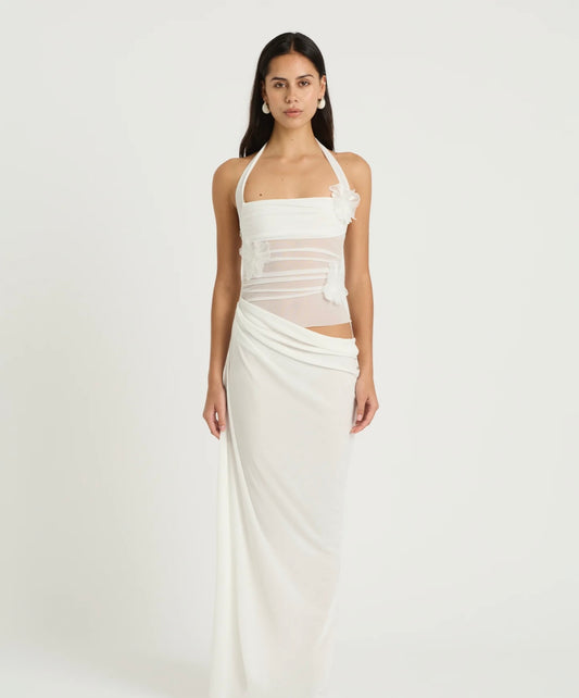 Benni - White Florence Dress