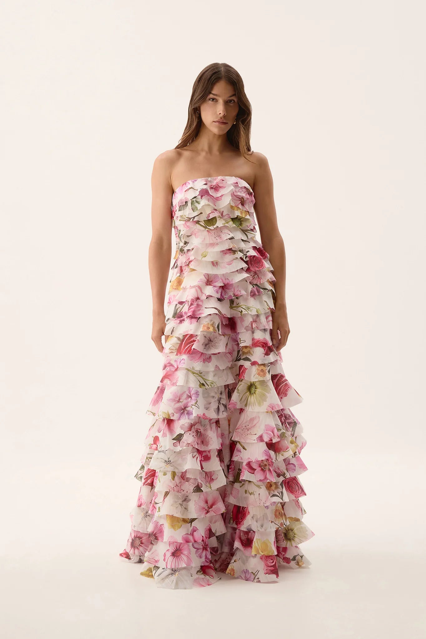 Aje - Fleur Pleated Gown